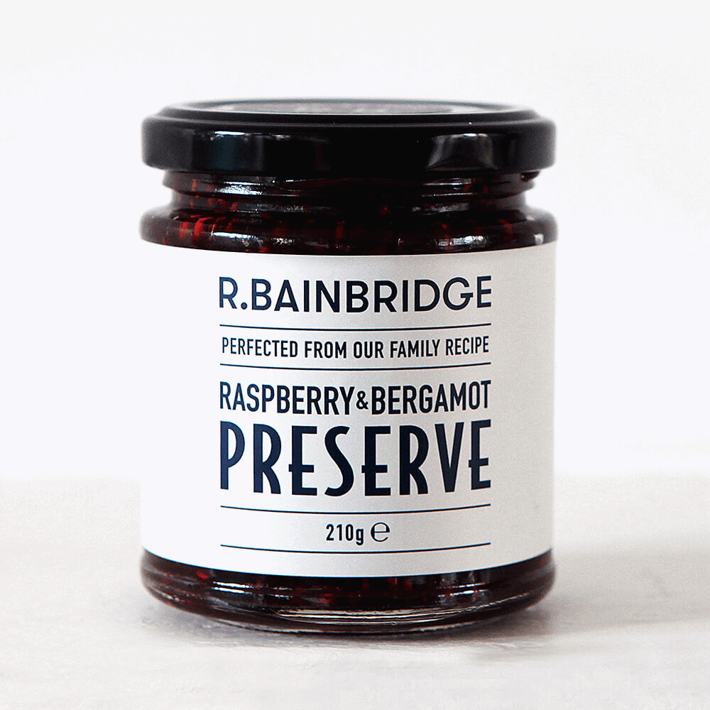 Richard Bainbridge Raspberry & Bergamot Preserve 210g